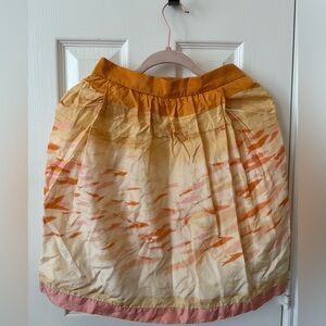 Anthropologie: We Heart Vera fish silk skirt size 4